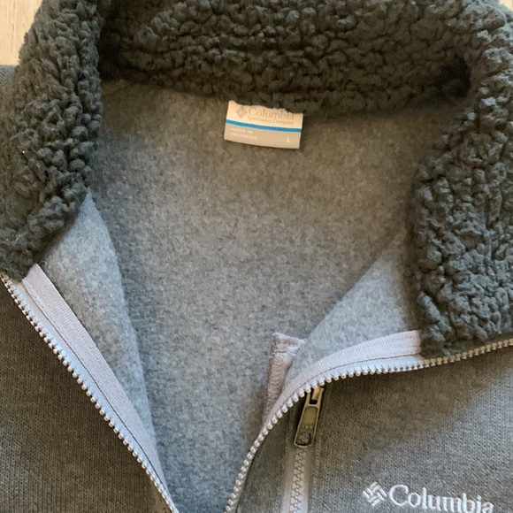 Columbia-  NWOT size  large Terpin point 11 gray Athletic sweater quarte… - Picture 5 of 13